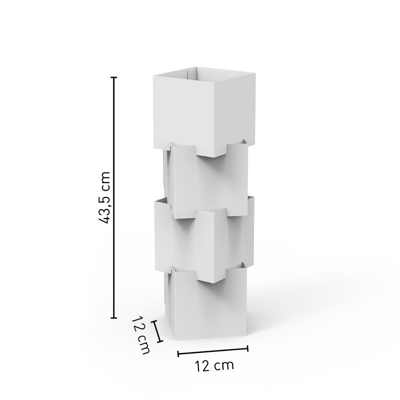 Totem da banco a 4 moduli, cartello vetrina in cartone personalizzato con stampa della tua grafica