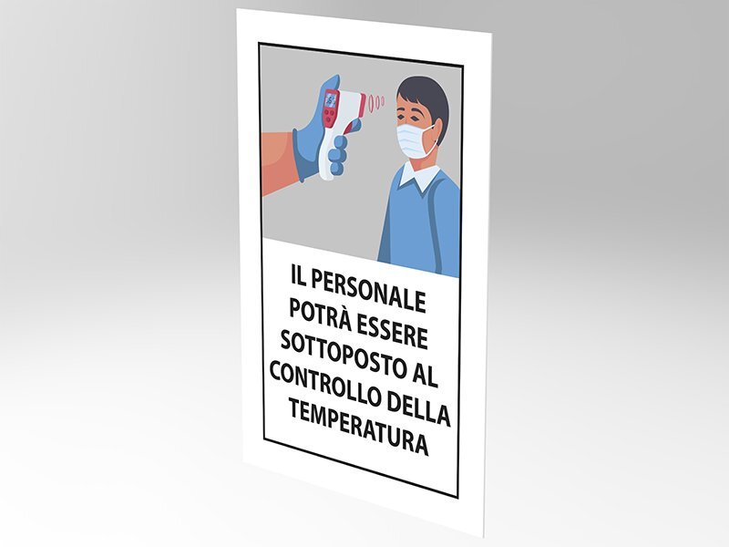 controllo temperatura personale pannello